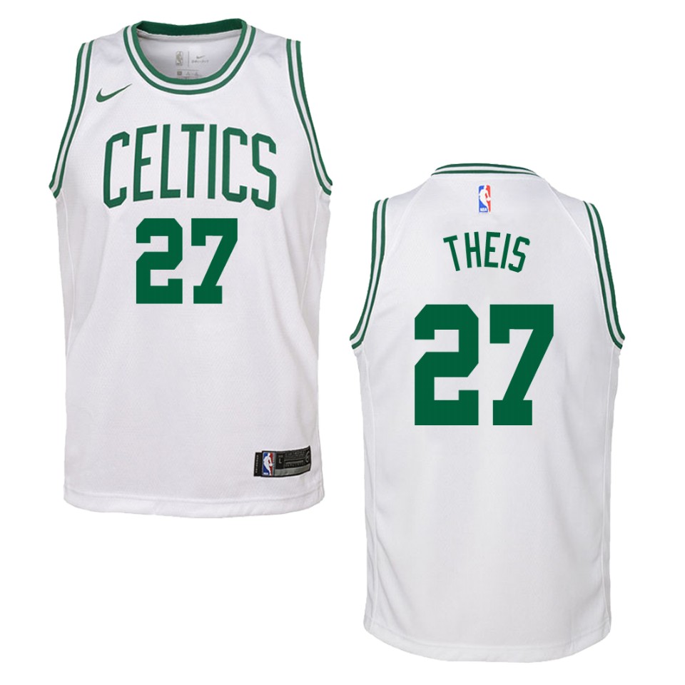 Youth Boston Celtics Daniel Theis #27 Swingman Association White Jersey 2401AFTT